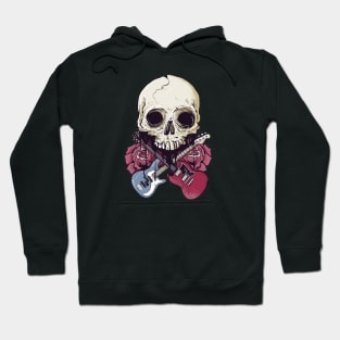 The Skull Of Rock And Roll Music Hoodie